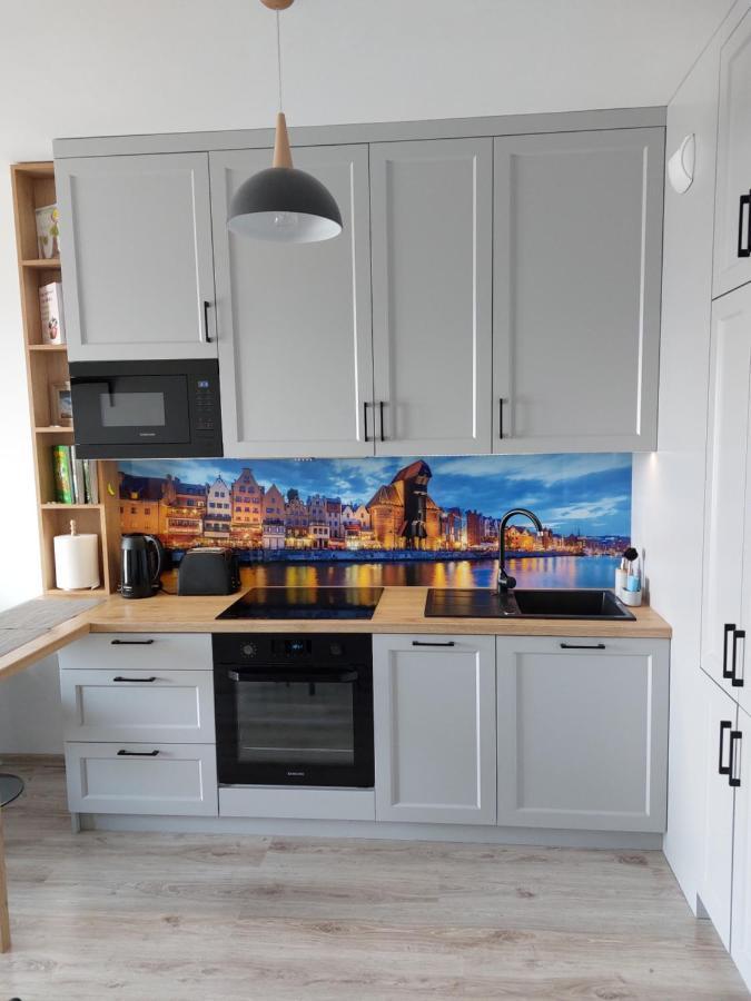 Apartament Przy Stadionie Daire Gdansk Dış mekan fotoğraf